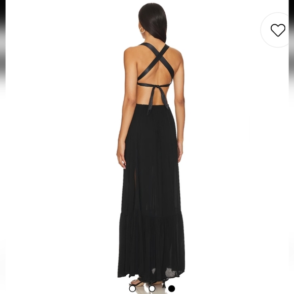Hanna Long Dress in Black. BOAMAR. NWT - Picture 3 of 5